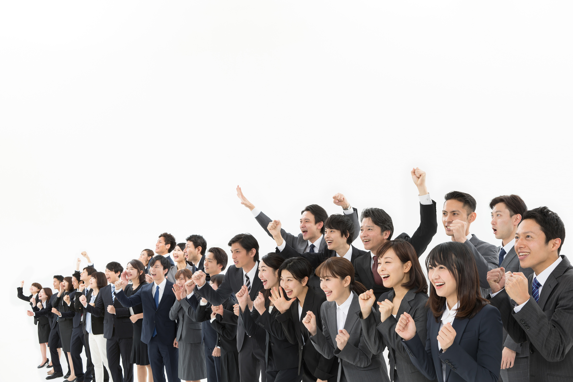 転職活動をする人々