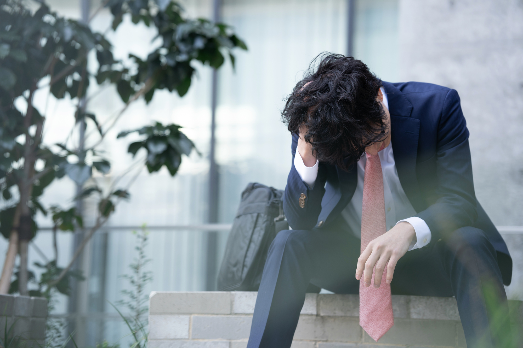 疲れている男性